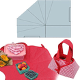 thumbnail image 2 of DIY Fabric Foldable Food Basket Sewing Template,Handbag Quilting Template,8inch, 2 of 7