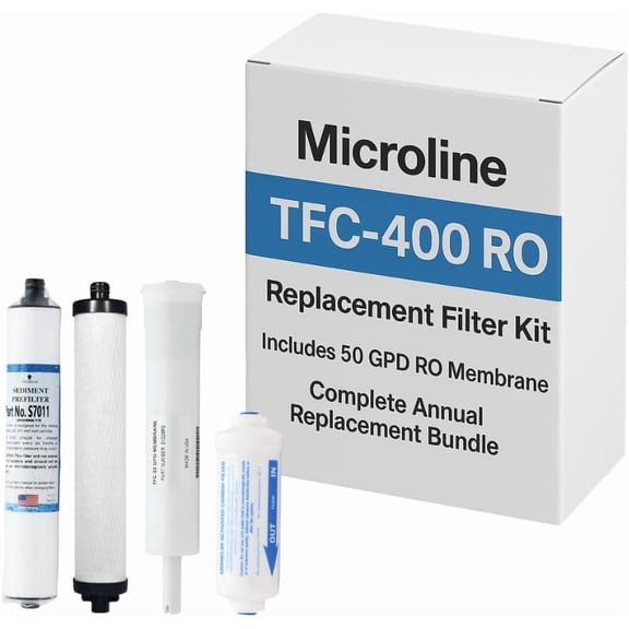 Microline S7028 5 Micron Sediment/Carbon RO Pre-Filter Cartridge 2 × 12 Inch