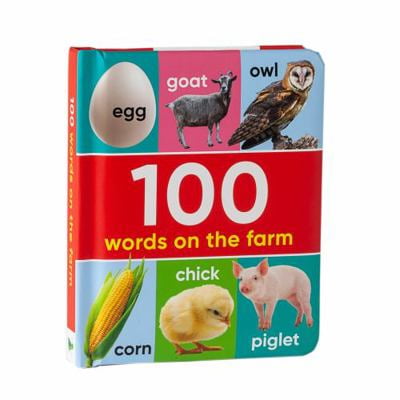 Pre-Owned 100 Words on the Farm (Book & Downloadable App!) (Board book) 1640309578 9781640309579