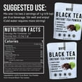 thumbnail image 3 of WHYZ Strong Black Tea Powder 4.5 oz, Zero Sugar Black Tea, Boost Energy & Health, 3 of 10