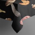 thumbnail image 4 of Brown Mushroom Leaf Black Pattern Rectangle Tablecloth 60"x102",Waterproof Polyester Rectangle Table Cloth, Wipeable Spillproof Polyester Tablecloth for Dining, Camping, Indoor and Outdoor, 4 of 6