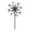 bleu, variante sur Koszal Créatif Paon Queue Forme Moulin à Vent Décor Exquis Gradient Style Statue de Moulin à Vent en Fer pour Jardin