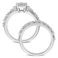 thumbnail image 4 of Everly Women's Diamond Sterling Silver Bridal Set, 4 of 8