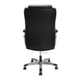 OFM Essentials Collection Executive Bonded Leather Office Chair, Black