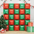thumbnail image 1 of SINGOMON 25 Pcs Ballons Carrés Verts et Rouges Toile de Fond de Ballons en Feuille Carrée de Noël Ballons Rouges Double Face Ballons en Feuille Verts Kit d'Arche de Ballons de Noël Noël en Juillet Déco, 1 of 7