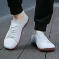 Black Sneakers for Men Rich Shock Absorption RisingFalling Autumn