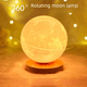 thumbnail image 2 of Luz de luna giratoria automática con impresión 3D, luz de noche LED de inducción con control remoto y bola de aire de estrella de suspensión creativa, 2 of 5