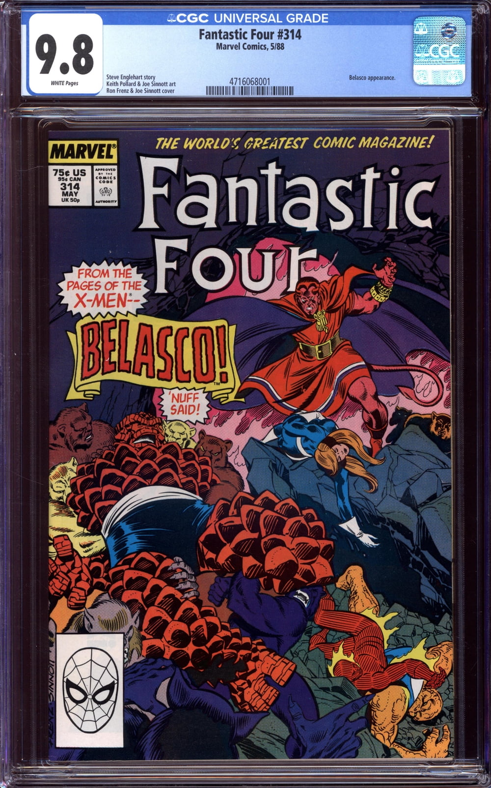 Cover of Fantastic Four #314