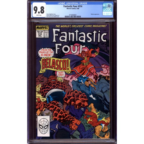 Fantastic Four #314 - CGC 9.8 Comic Book