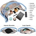 thumbnail image 3 of Crescent Bag for Women Men Trendy,Shoulder Bag with Adjustable Strap Bohemian Tribal, 3 of 5