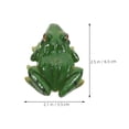 thumbnail image 2 of OFFIGAM 4pcs Lifelike Frog Resin Statue Decorative Miniature Landscape Accessory, 2 of 8
