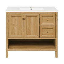 Chateau 36" Bathroom Vanity in Natural Oak