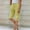 Yellow, variant on JJHGVB Cotton Linen Capris for Women Beach Resort Pants Wide Leg Capri Long Shorts Womens Linen Shorts Cotton Linen Pants Dress Shorts Pedal Pushers for Women Baggy Shorts Women Army Green L