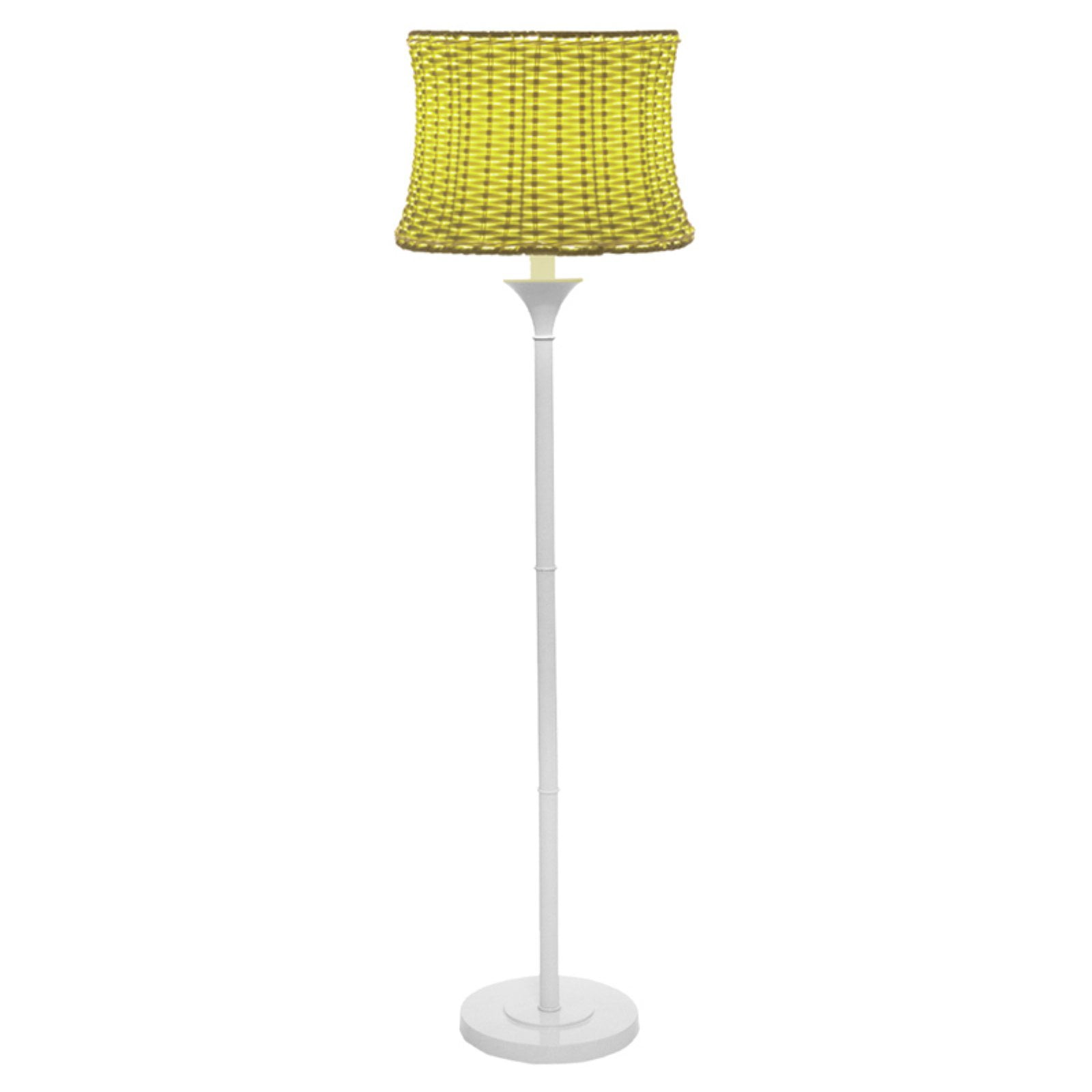 basket weave floor lamp