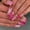 hawaiian flower, variant on 24 count Summer Press Nails Medium Square Nails with Rhinestones Floral Design Glitter False Nails Seashell Glue Nails Flower Nails Beach Stick Nails for Women