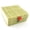 Green, variant on Bamboo Matchstick Decorative Box - 3.7" x 3.7" x 1.6" - Green - 1 Unit