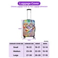 thumbnail image 5 of Peace Love Pride Ragdoll with Rainbow Sunglasses LGBT LGBTQ+ Travel Luggage Cover Cat Lover Kitten Owner Gifts Idea Suitcase Dust Protective Decor - 01004, 5 of 5