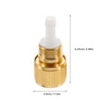 TUIBELYN Brass Faucet Adapter for Sink, Shower, Garden Hose