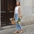 thumbnail image 3 of Ablanczoom Sandals Women: Women Flats Sandals for Dresses - Elastic Ankle Strap Flip Flops, 3 of 6