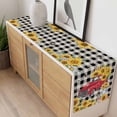 thumbnail image 4 of Spring Sunflowers Table Runner - 70 Inch Long, Kitchen Dining Table Runner Dresser Scarves, Car Farm Plaid Country Retro Art Farmhouse Decor for Coffee Tables Wedding Party Banquet, 4 of 8