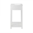 thumbnail image 3 of Sink Vanity Cabinet, White, Wood, Hotel Bedroom Bathroom, Modern Contemporary HB34056, 3 of 9