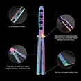 thumbnail image 5 of Dull Edge Butterfly Trainer Handle,Compact Tactical Training Gear for Outdoor,OEM Laser-Customized Dragon Engraving, 5 of 8