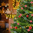 thumbnail image 6 of HCTSHG Christmas Candy Cane Garland Christmas Tree Peppermint Ornaments Candy Garland Wreaths Christmas Ball Garland Xmas Bead Hanging Ornaments for Holiday Party Home Decor(4 Size Options), 6 of 8