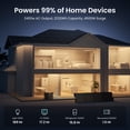 thumbnail image 4 of OUPES 2400W/2232Wh Exodus 2400 Lite Portable Power Station+240W Solar Panel, Solar Generator,0-80% Charging in 1.2 Hr, 20ms UPS,140W USB-C, LiFePO4 Battery for Home Backup, Power Outages, and Camping, 4 of 10