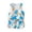 Girls Summer Set-B307-Blue, variant on Toddler Girls Summer 2Pcs Outfits Set – Cute Flower Short Sleeve T-Shirt Pants Gift Idea Summer 2Pcs Gift Outfits Set Girls Summer Set 1-13 Years,7-8 Years