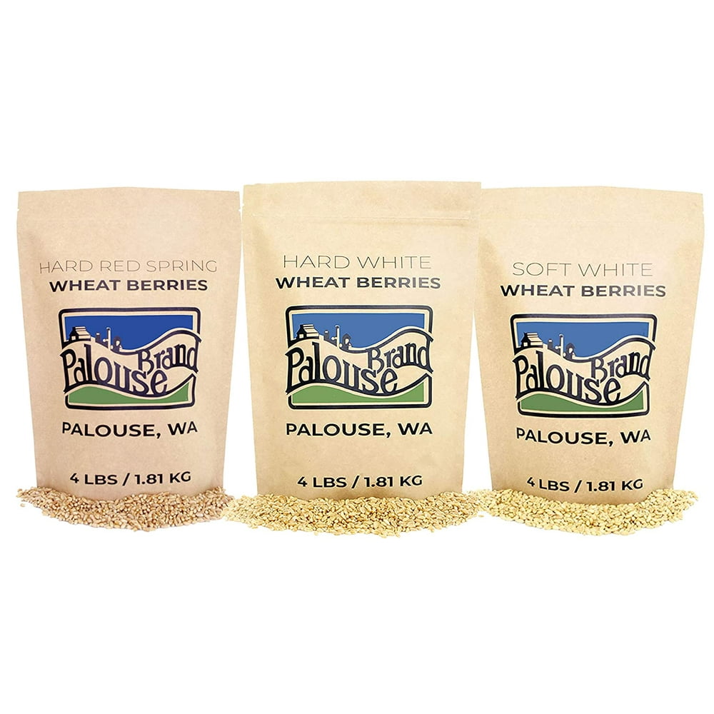 NonGMO • Soft White Wheat Berries • Hard Red Spring Wheat Berries