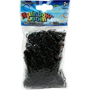 Rainbow Loom Black Rubber Bands Refill Pack RL13 [600 ct]