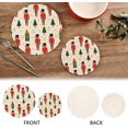 thumbnail image 3 of SKYSONIC 2 pcs Nutcracker Christmas Tree Pot Holders Trivets, Heat Resistant Trivets,Cute Soldier Xmas Cotton Thread Weave Mats for Hot Pads Pans Pot Bowl Teapot, 3 of 7