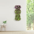 thumbnail image 4 of Home Decor Fake Flowers Simulated Rose Bouquets Simulated Flower Wall Hanging Baskets Decorative Landscaping Artificial Flowers Rattan Home Decor Flowers 85cm, 4 of 6