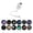 D005- Clear (Touch 12 Pieces), variant on Room Decor, Galaxy Projector, Ceiling Projector, Led Lights for Bedroom, Wireless Rechargeable Wall Sconce Style Projection Light, No Messy Wall Wiring, Usb Quick Charge