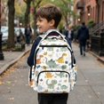 thumbnail image 4 of Aplkyhs Backpack for Girls Boys Age 6-18 Just A Girl Who Loves Football School Bag Lightweight Water Repellent Student Bookbag Cartoon Dinosaur, 4 of 7