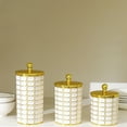 thumbnail image 4 of Pattern Sealed Storage Jars Plastic Canisters With Lids For Tea Grains Snacks &, 4 of 5