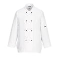 thumbnail image 1 of Portwest - Chaqueta de Chef Rachel de Manga Larga para Mujer (Blanco), 1 of 2