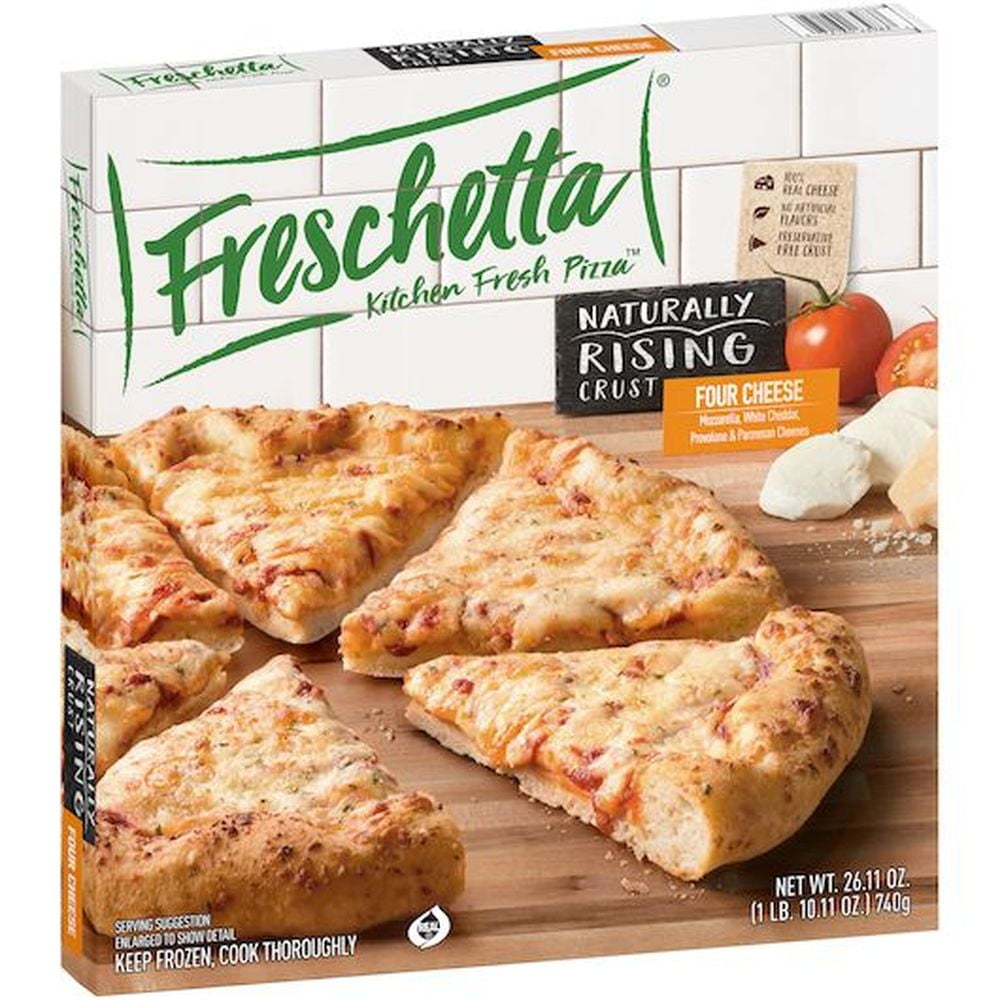 Freschetta Naturally Rising Crust Four Cheese Pizza, 26.11 Ounce -- 14 per case.
