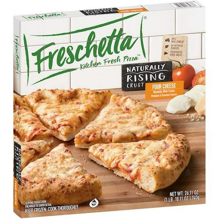 Freschetta Preservative-Free Frozen Four Cheese Pizza, Naturally