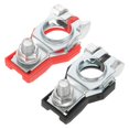 thumbnail image 1 of Car Terminal Clamps Galvanized Battery Connector Clips 2pcs for Easy Installation Secure Test Clips for Vehicle Battery Terminals, 1 of 4