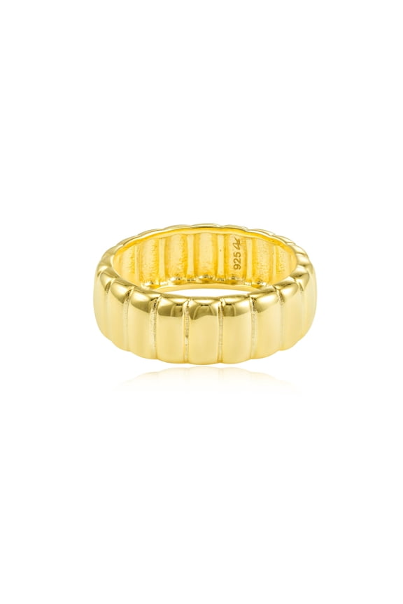 Kate Bold Band 14k Gold Vermeil Ring