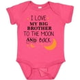 thumbnail image 3 of Inktastic I Love My Big Brother to the Moon and Back Boys or Girls Baby Bodysuit, 3 of 5