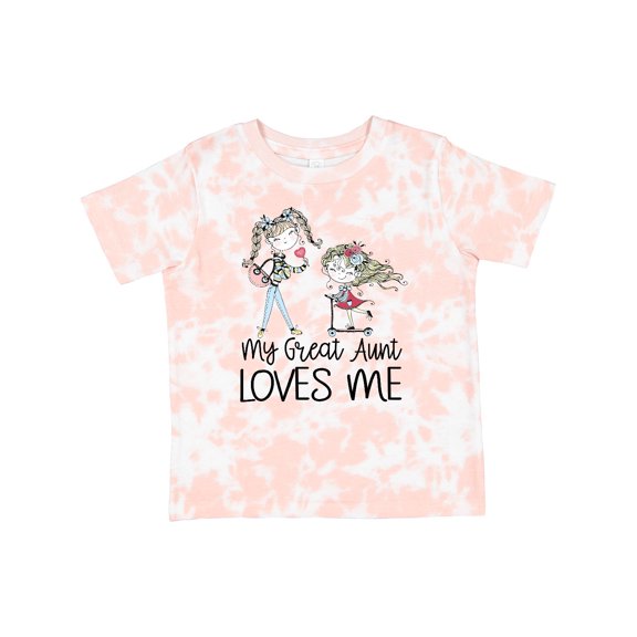 Inktastic Stick Girls My Great Aunt Loves Me Boys or Girls Toddler T-Shirt