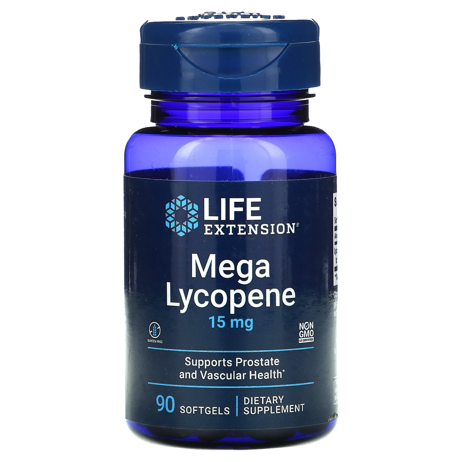 Life Extension Mega Lycopene, 15 mg, 90 Softgels