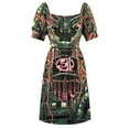 thumbnail image 5 of 311 TRANSISTOR GREEN VARIANT Sleeveless Dress Dress for girls women clothes, 5 of 5