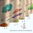 thumbnail image 6 of Red Mushroom Cartoon Light Pattern Shower Curtain 72"x72" ,Bathroom Decorative Shower Curtains Set with 12 Hooks,Modern Waterproof Washable Shower Curtain, 6 of 6