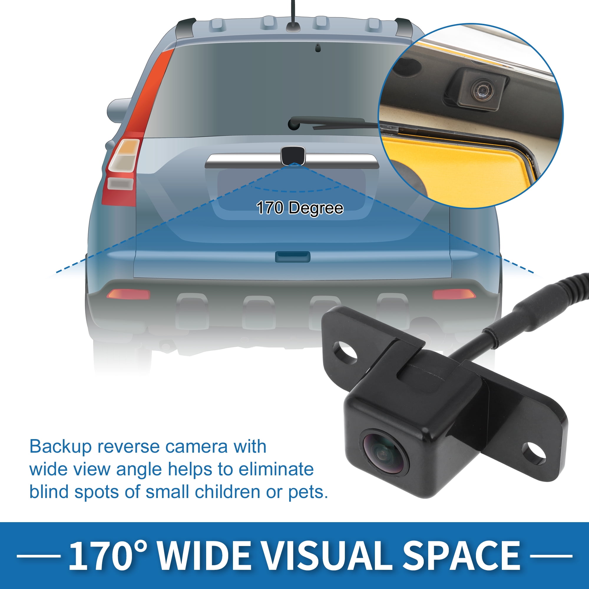 Unique Bargains Rear View Camera for Chevrolet Avalanche and for Cadillac Escalade EXT