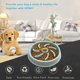 thumbnail image 5 of Cuenco antiglotón para perros y gatos, cuenco de alimentación lenta para perros, cuenco antideslizante con forma de laberinto para mascotas, promueve una alimentación saludable y una digestión lenta TUNC Sencillez, 5 of 5