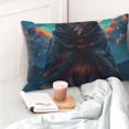 thumbnail image 4 of Kdxio Cotton Pillow Cases 20"x30" Pillowcases,Soft and Breathable Bedroom Pillow Cases-Starry Sky Moon Wolf Leader-No Pillow Core, 4 of 5