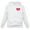 White, variant on Tstars Mens Valentine's Day for Singles Broken Heart Funny Cool Humor Gag Gift Idea for Him Husband Pocket Hoodie